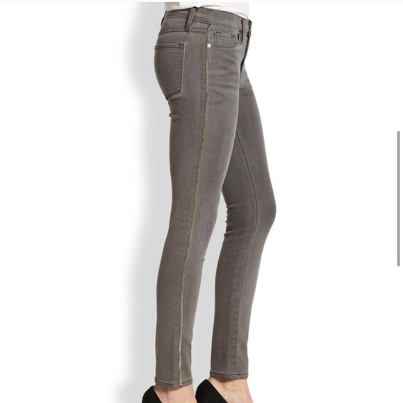 FRAME Le Skinny De Jeanne Zip Trim Jeans SZ-26 - Picture 2 of 14